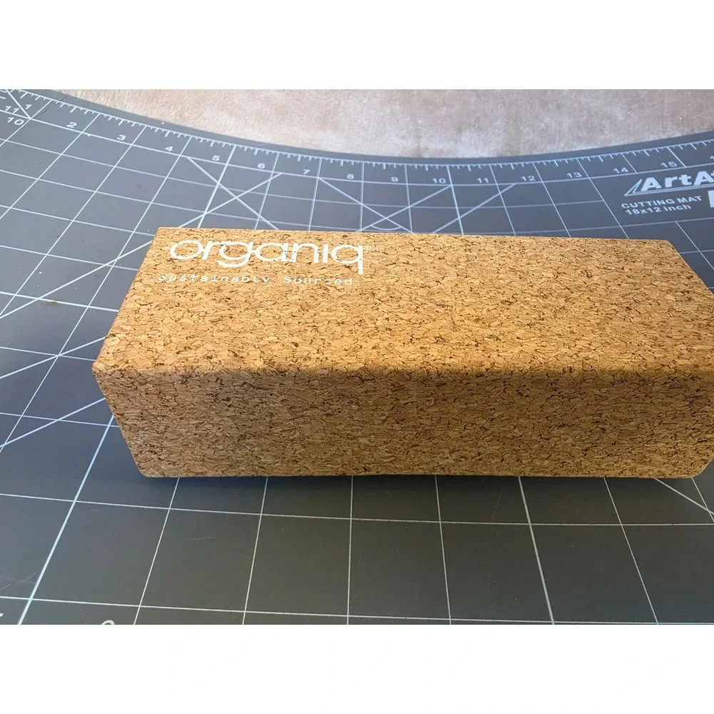Organiq Sustainably Sourced Cork Collapsible Eyeglass Case Brown Tan